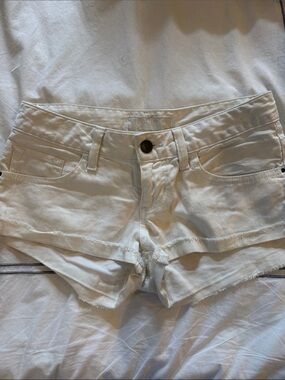 Guess Women’s White Denim Cutoff Shorts